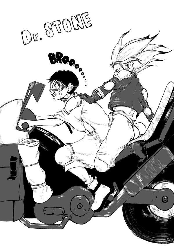 バイクで走る。