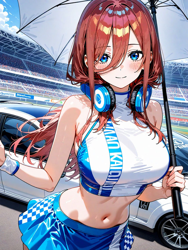 レースクイーンの中野三玖