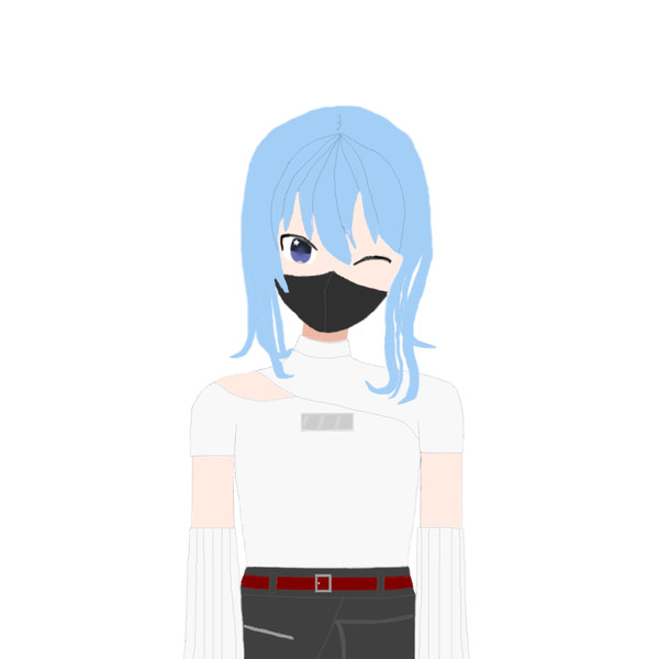 Bachikon with mask (and without)