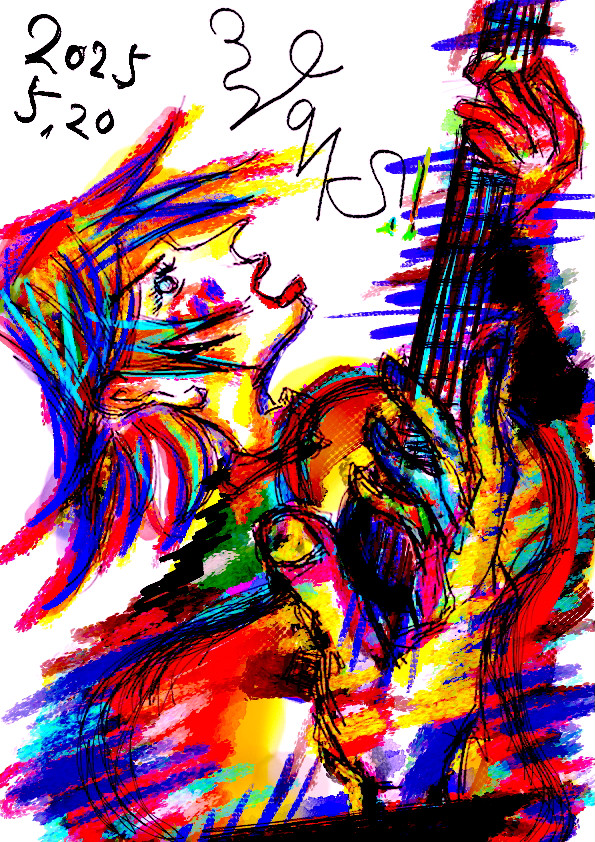 「哀しみは　ギタリストが癒す花」