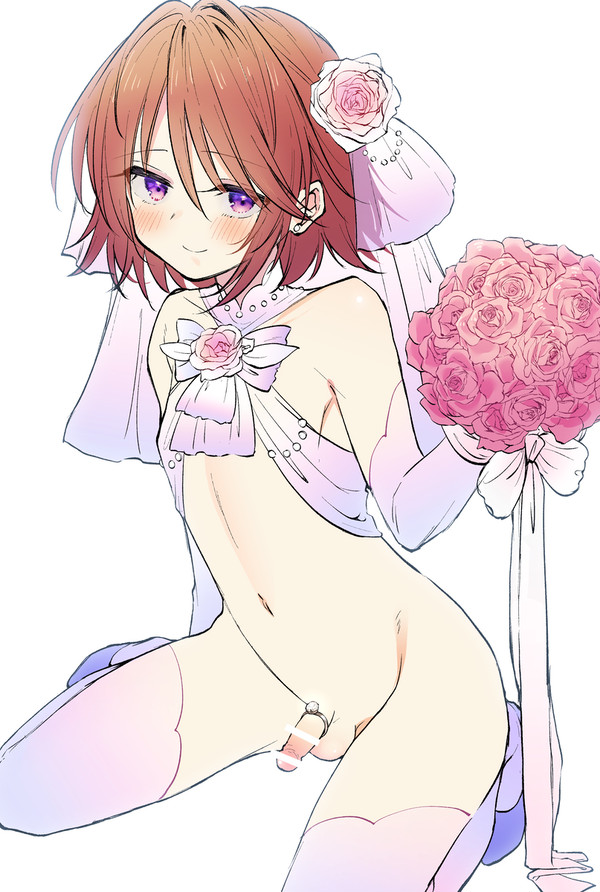 【腐向け/BL】花嫁衣装風男の娘【pixivリクエスト】