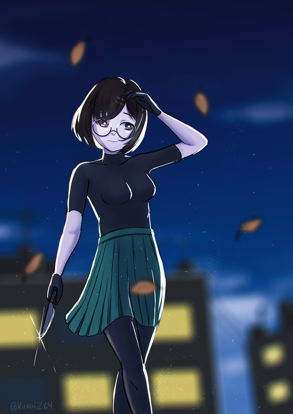 Leaves in the wind