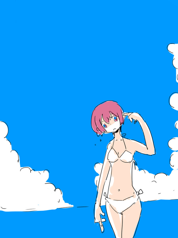 ちきゅうに降りて無人島で生活するマチュ
