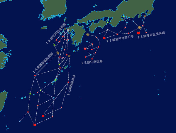 鎮守府海域推測図【艦これ】