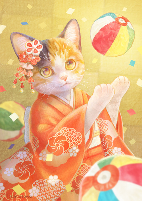 ハレの日のお嬢さん
