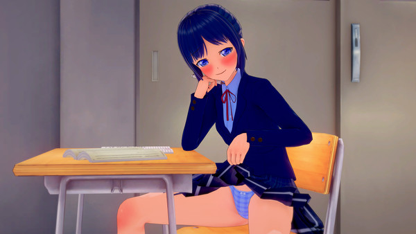 授業中にパンツ見せてくる