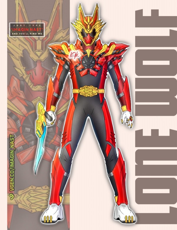 GOZYUGER POWER UP FANART V-2