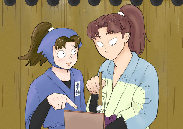 利吉さん、小松田くん