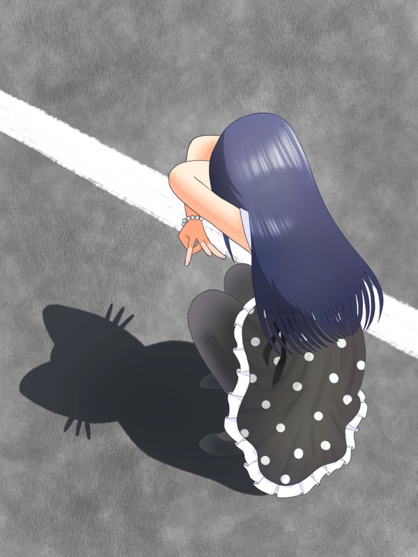 影絵を作るやちよさん