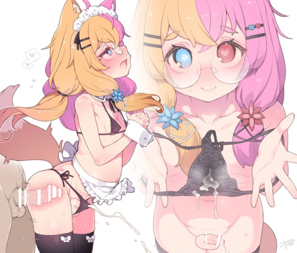skebで描いた男の娘のSUKEBEイラスト
