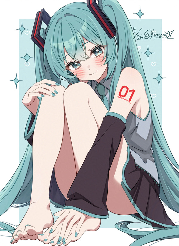 ミクちゃん描き描き