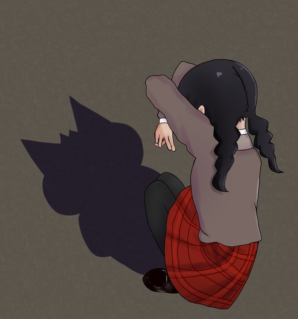 かわいい影
