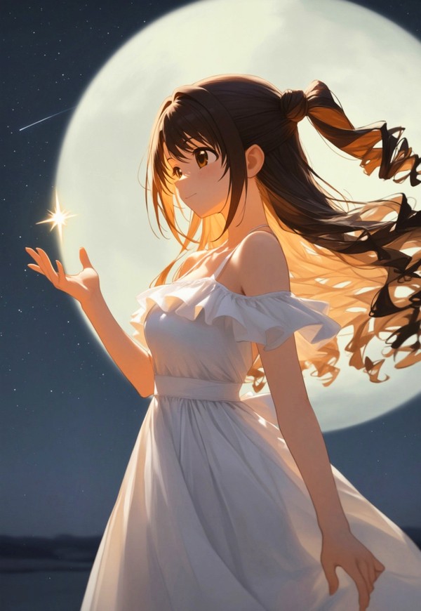 月夜の卯月ちゃん