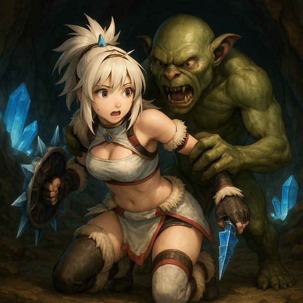 モンスターハンター　キリン装備風女ハンター