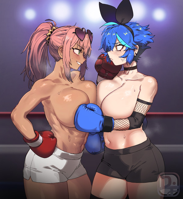 pink vs blue *commission work