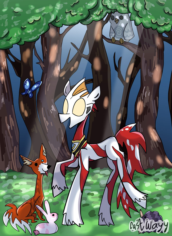 Gaia and Agul as ponies!