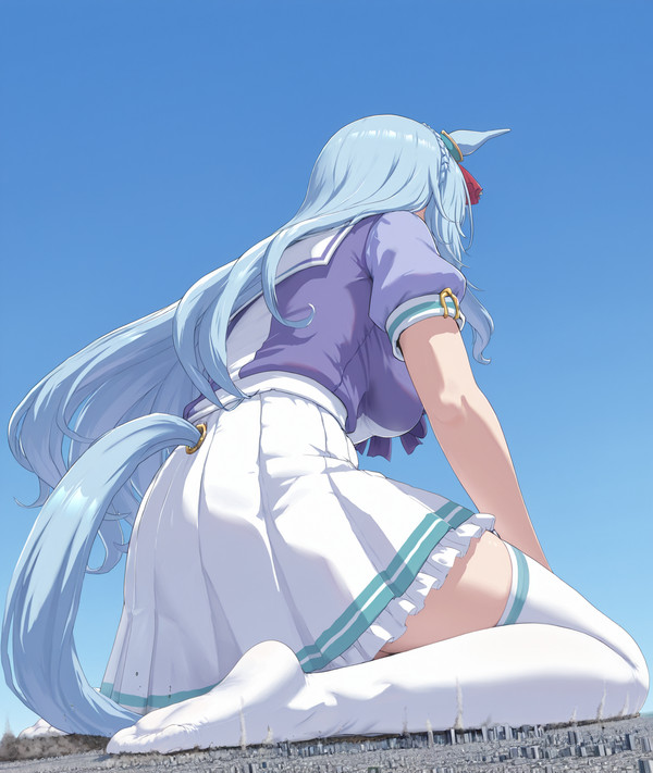 (AI)後ろ姿