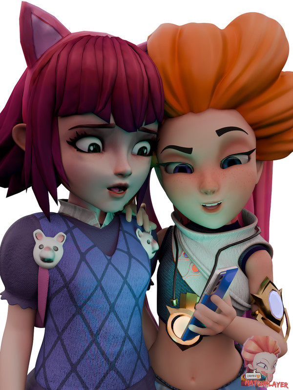 Zoe found my art and shared it