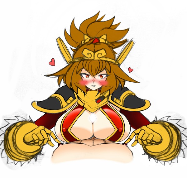 パイズリをしてくれるクウちゃん