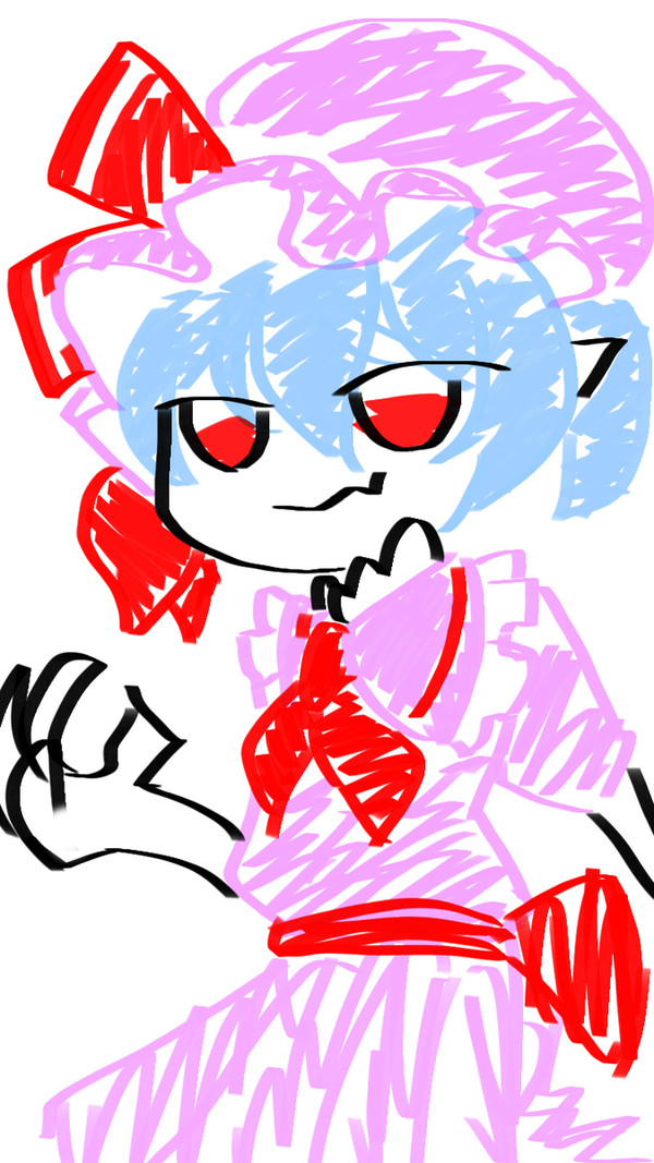 レミリアです、可愛く描けたつもりです