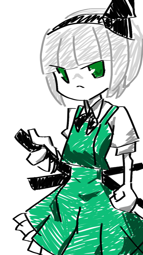 陰を導入した絵
