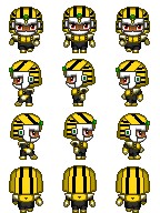 ファラオマンの歩行グラフィックMV仕様