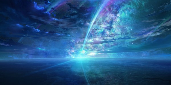 天の川と星々