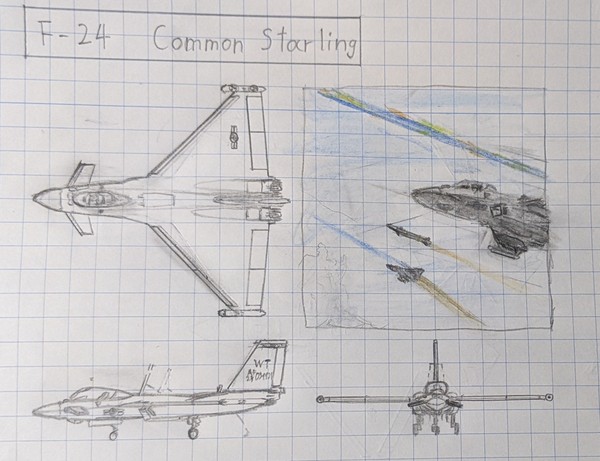 F-24 Common Starling(ホシムクドリ)