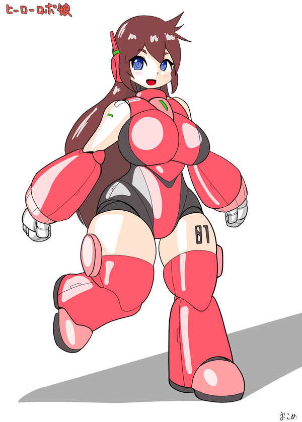 ヒーローロボ娘「レッド」