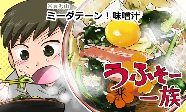 ミーダテーン!味噌汁 ※具沢山味噌汁