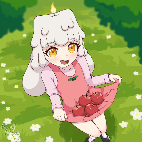 Candeline offers you apples 🍎✨