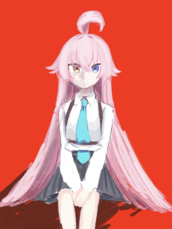 こちらを見つめる