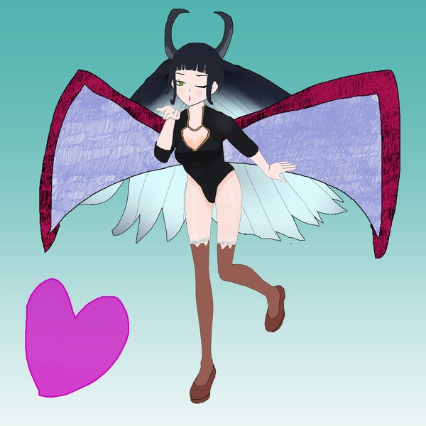 友人に頼まれて描いてみたメイガス