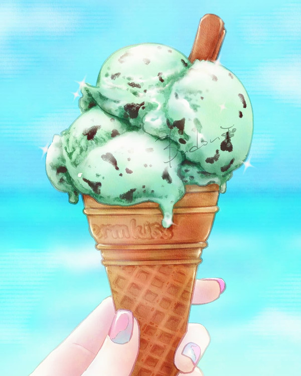 chocolate mint ice cream