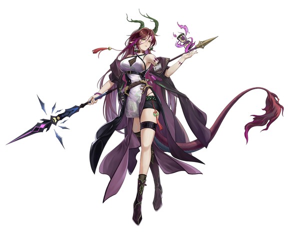 第一次的角色设计：嗜月时玥OC 厚版