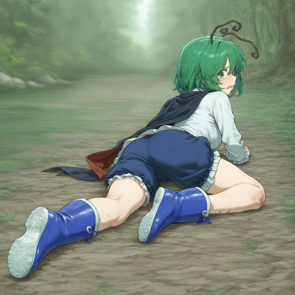 ちゃんと長靴履いてるのに転んだシリーズ