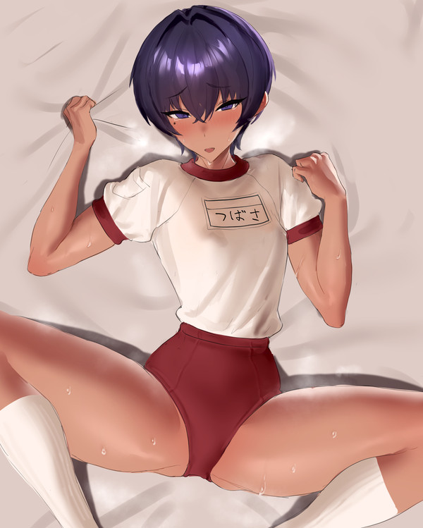 ほかほか褐色ボーイッシュ落書き