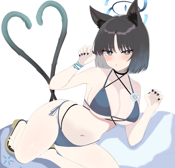 水着キキョウ描かせて頂きました