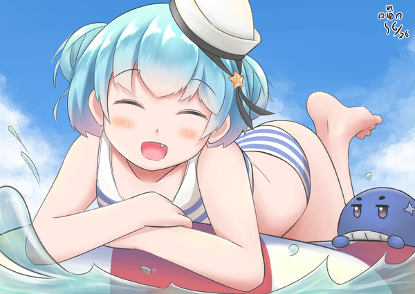 夏の水遊び
