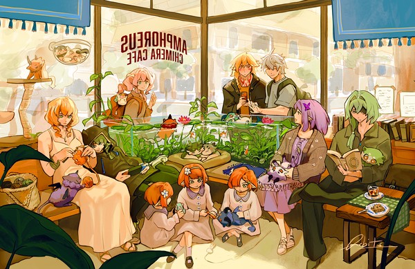 amphoreus cat cafe オンパロス猫カフェ