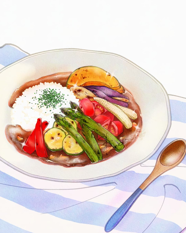 夏野菜カレー summer vegetable curry