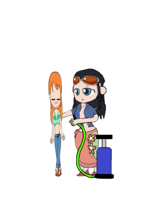 Nami and Robin deflated