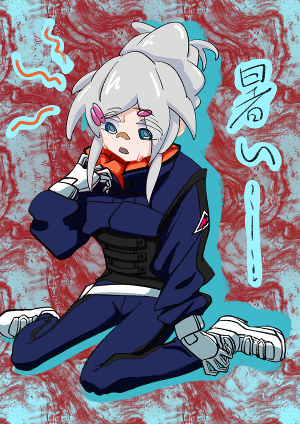 暑そうな、ドゥーちゃん