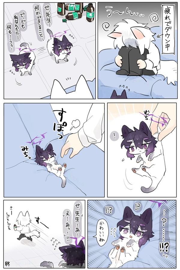 ハルカ猫と疲労先生