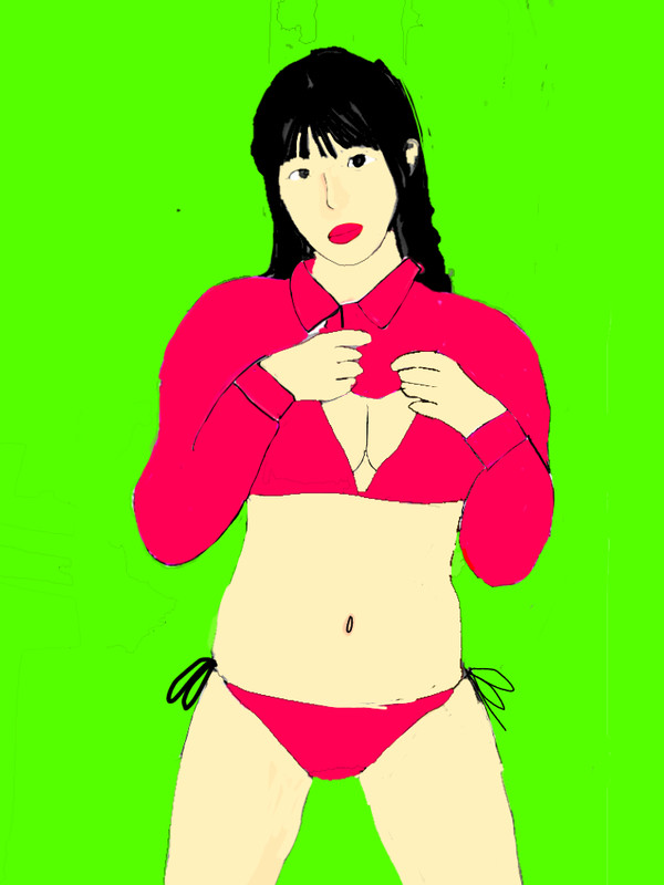赤いポロシャツ8