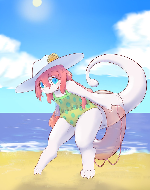ユーリちゃんと海
