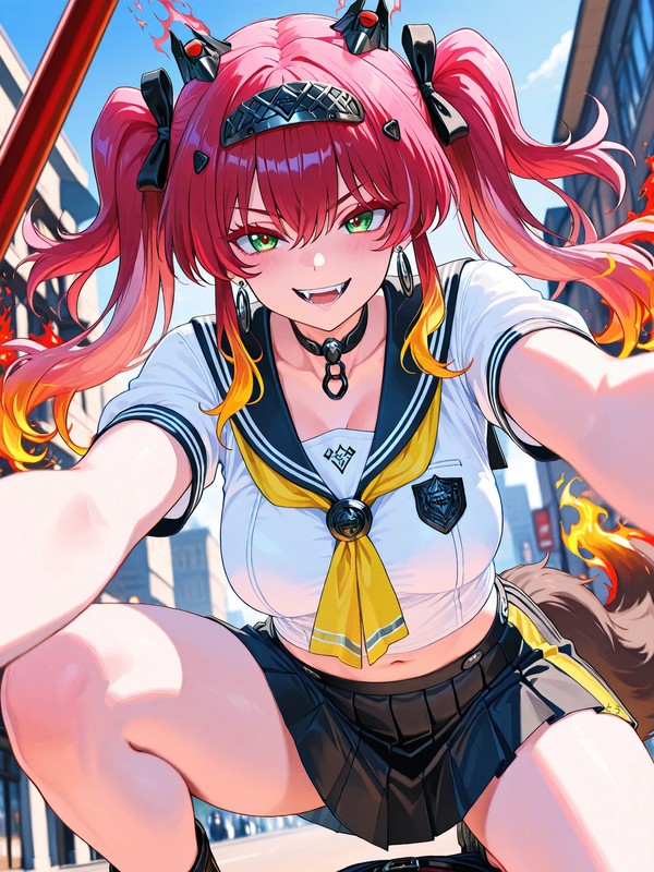 セーラー服のルパ