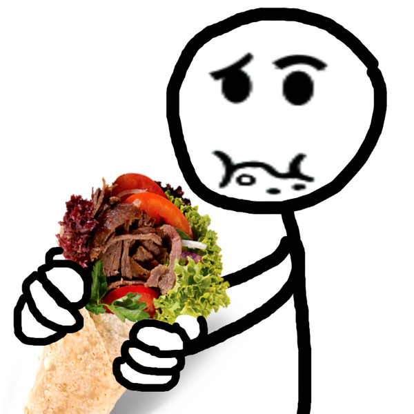kebab eater