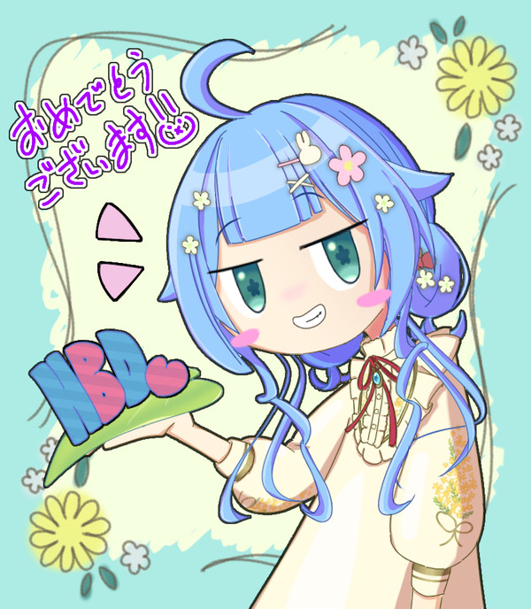 お誕生日なので推しを描きました