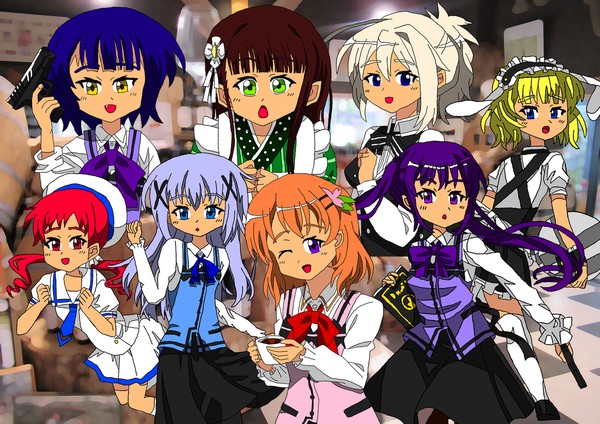 集合絵・ご注文はうさぎですか